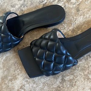 Bottega Veneta Quilted Leather Sandal